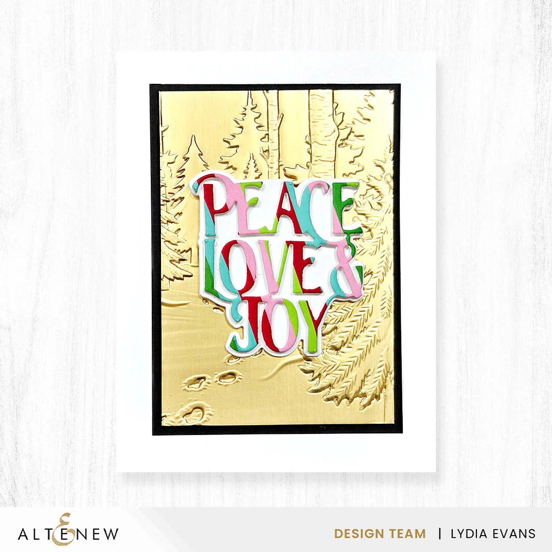 Altenew - 3D Embossing Folder - Snowy Footpath-ScrapbookPal