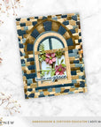 Altenew - 3D Embossing Folder & Stencils - Enchanted Castle Window-ScrapbookPal