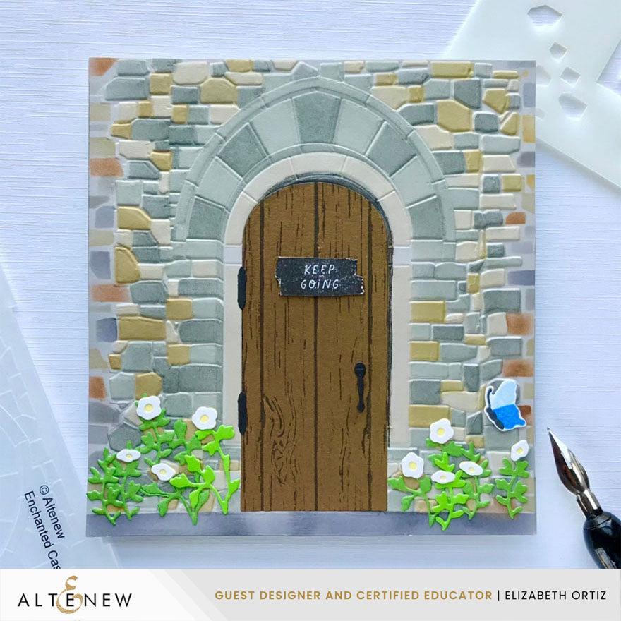 Altenew - 3D Embossing Folder &amp; Stencils - Enchanted Castle Window-ScrapbookPal