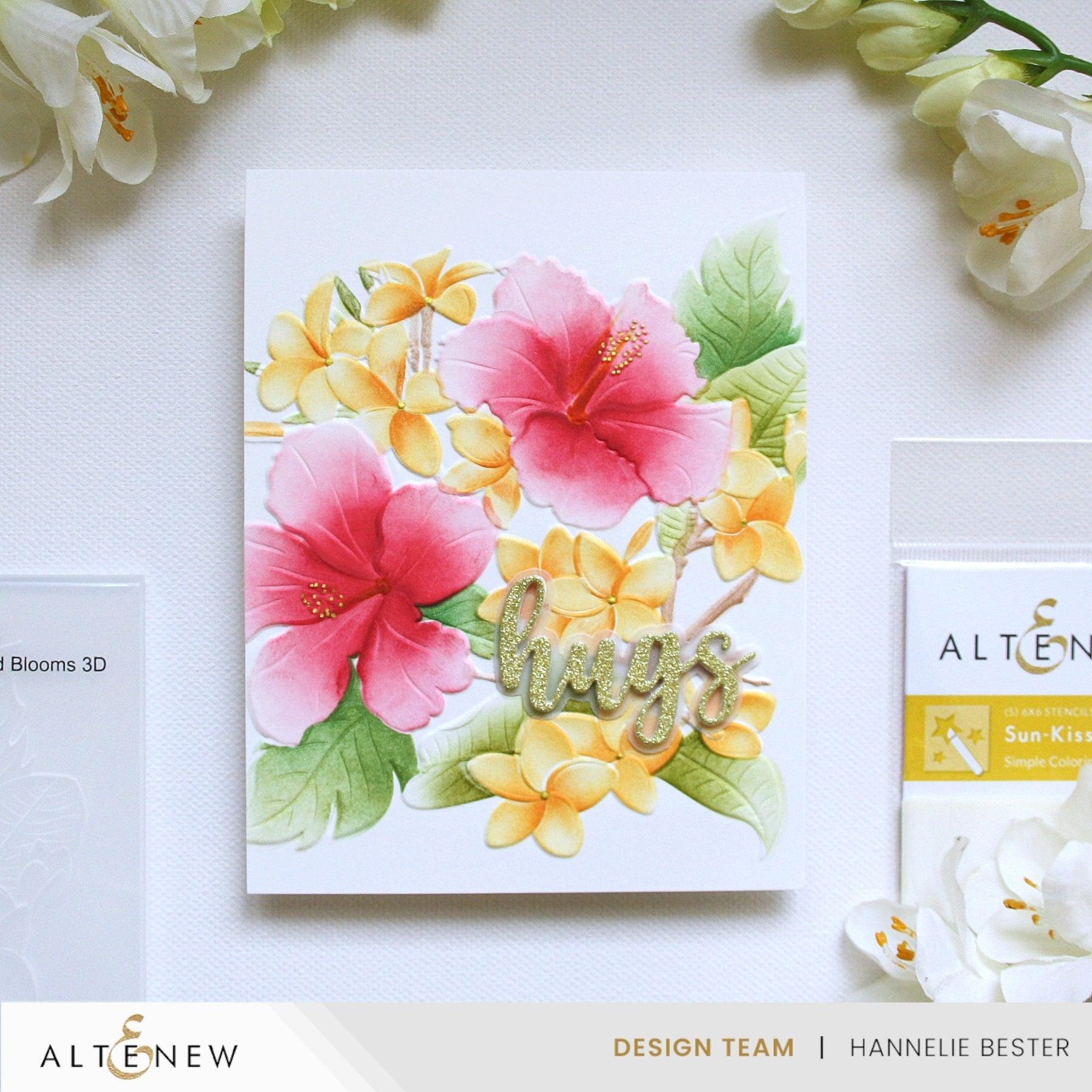 Altenew - 3D Embossing Folder - Sun-Kissed Blooms-ScrapbookPal