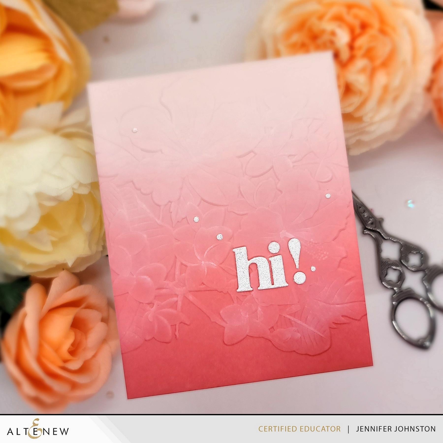 Altenew - 3D Embossing Folder - Sun-Kissed Blooms-ScrapbookPal