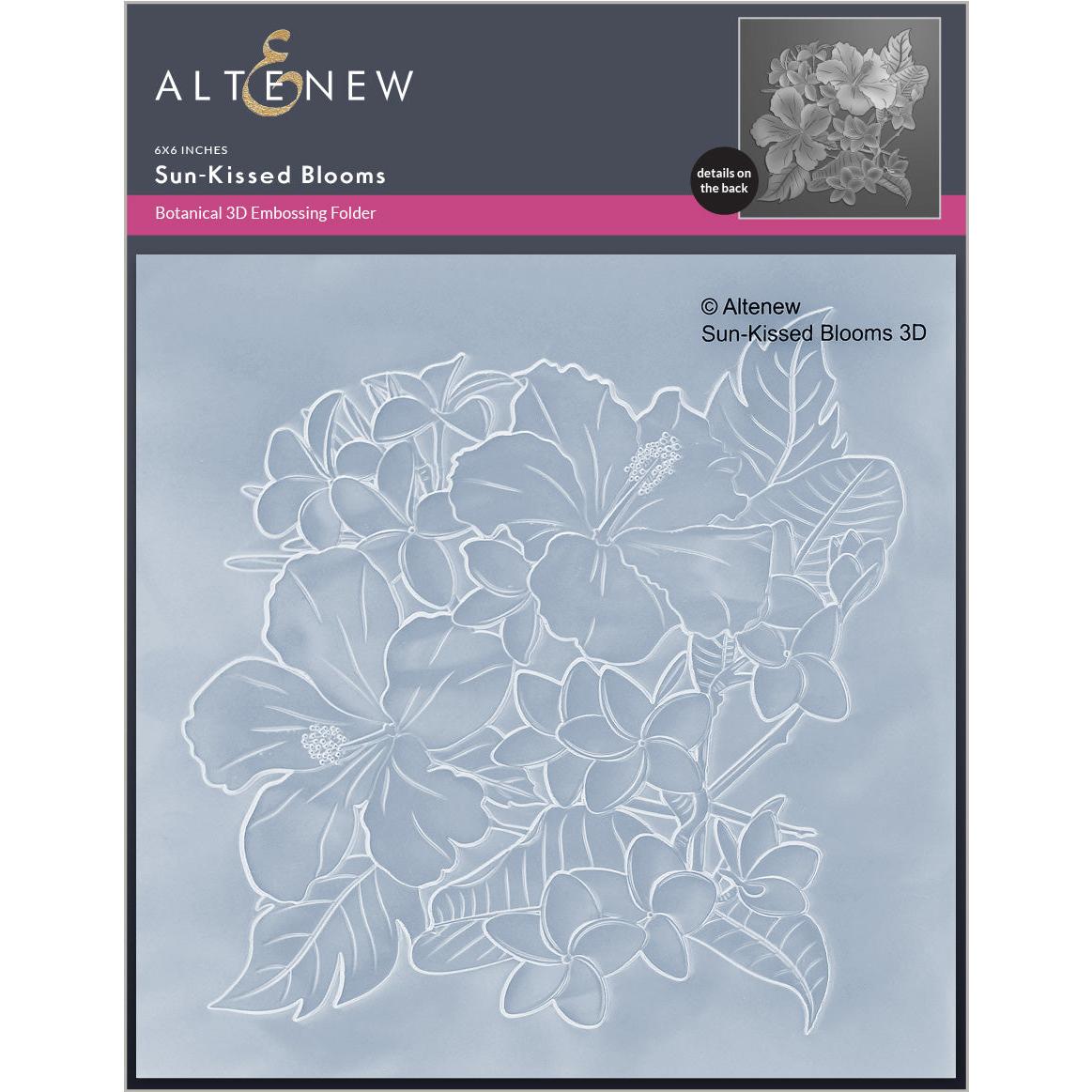 Altenew - 3D Embossing Folder - Sun-Kissed Blooms-ScrapbookPal