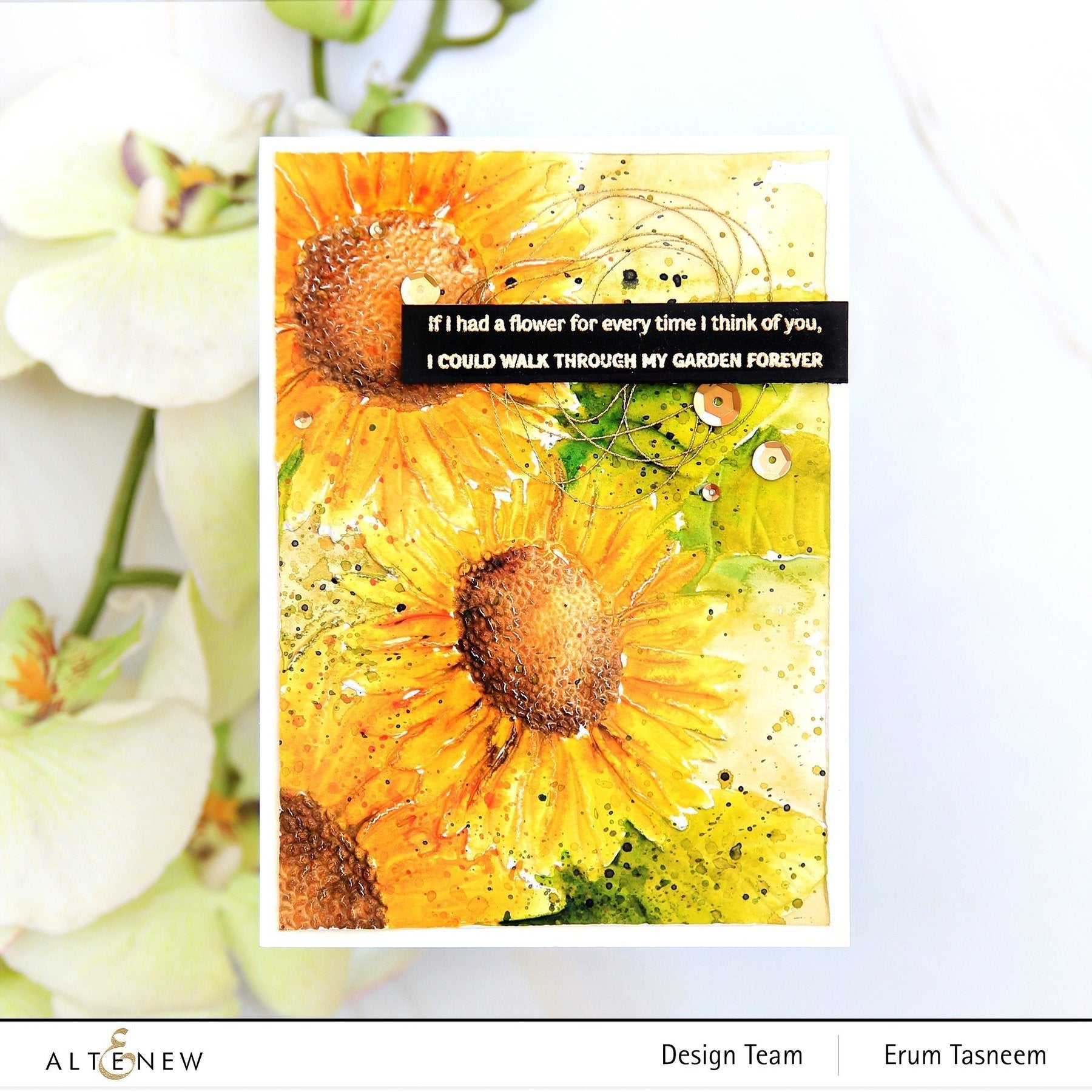 Altenew - 3D Embossing Folder - Sunflower Bundle-ScrapbookPal