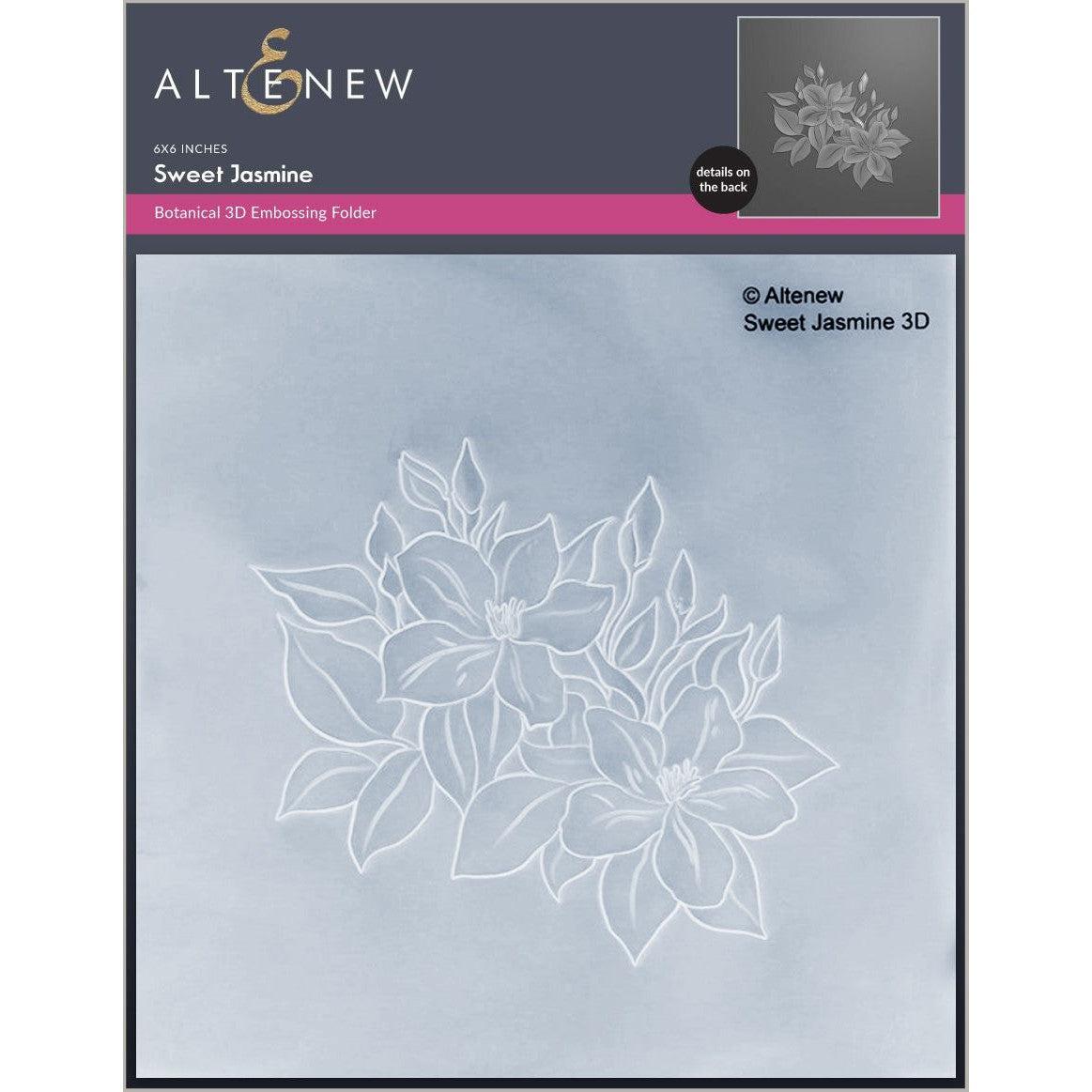 Altenew - 3D Embossing Folder - Sweet Jasmine-ScrapbookPal