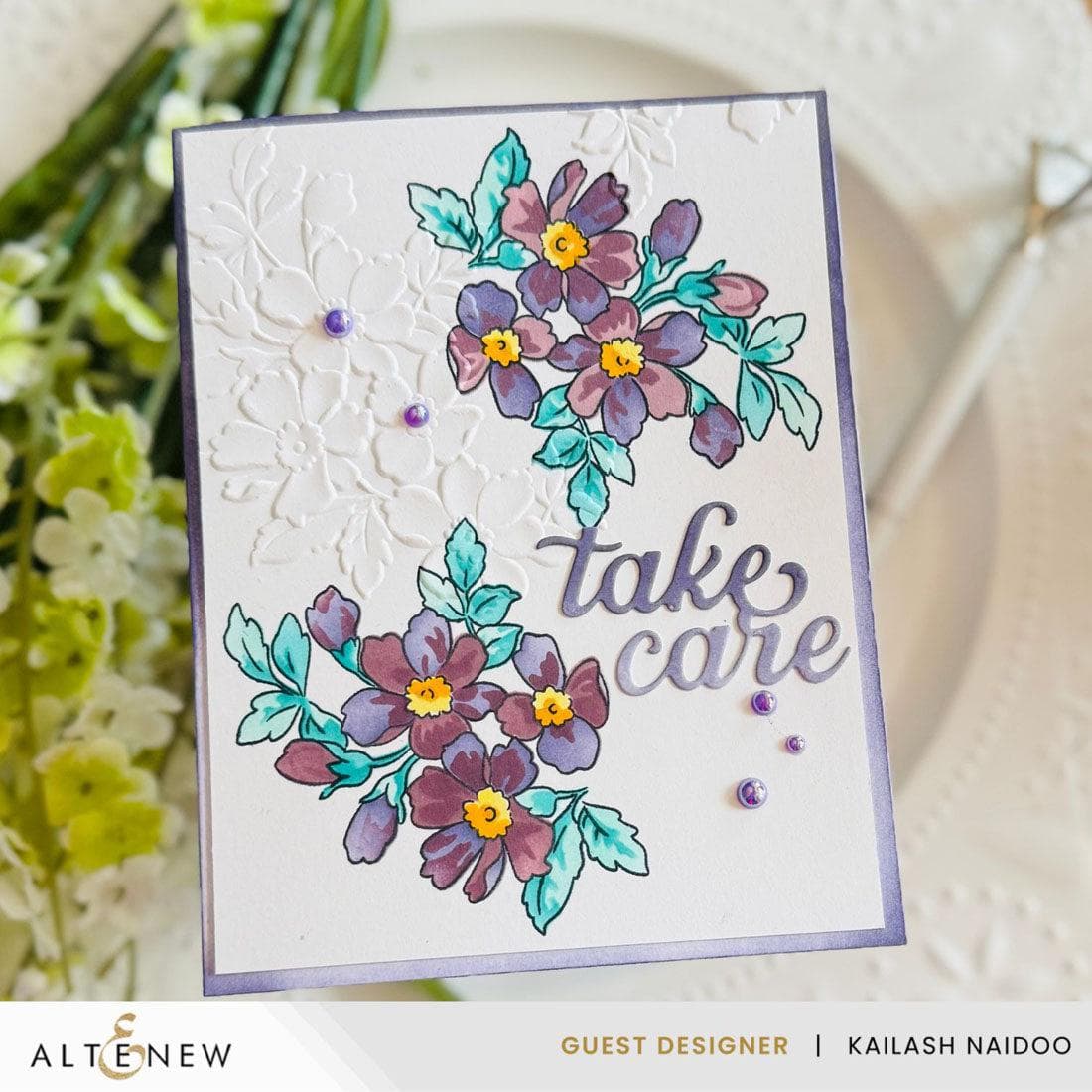 Altenew - 3D Embossing Folder - Sweet Spray-ScrapbookPal