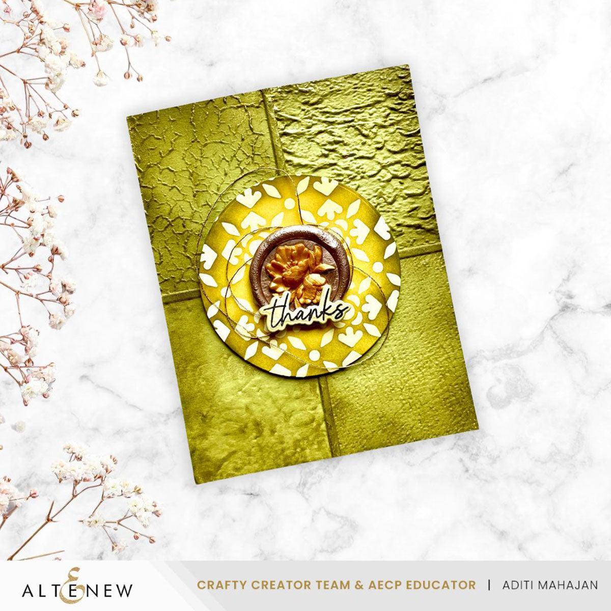 Altenew - 3D Embossing Folder - Textured Blocks-ScrapbookPal