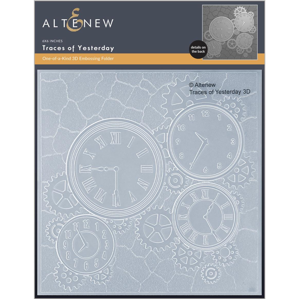 Altenew - 3D Embossing Folder - Traces of Yesterday-ScrapbookPal