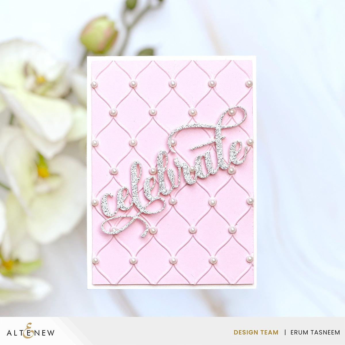 Altenew - 3D Embossing Folder - Tufted Elegance-ScrapbookPal