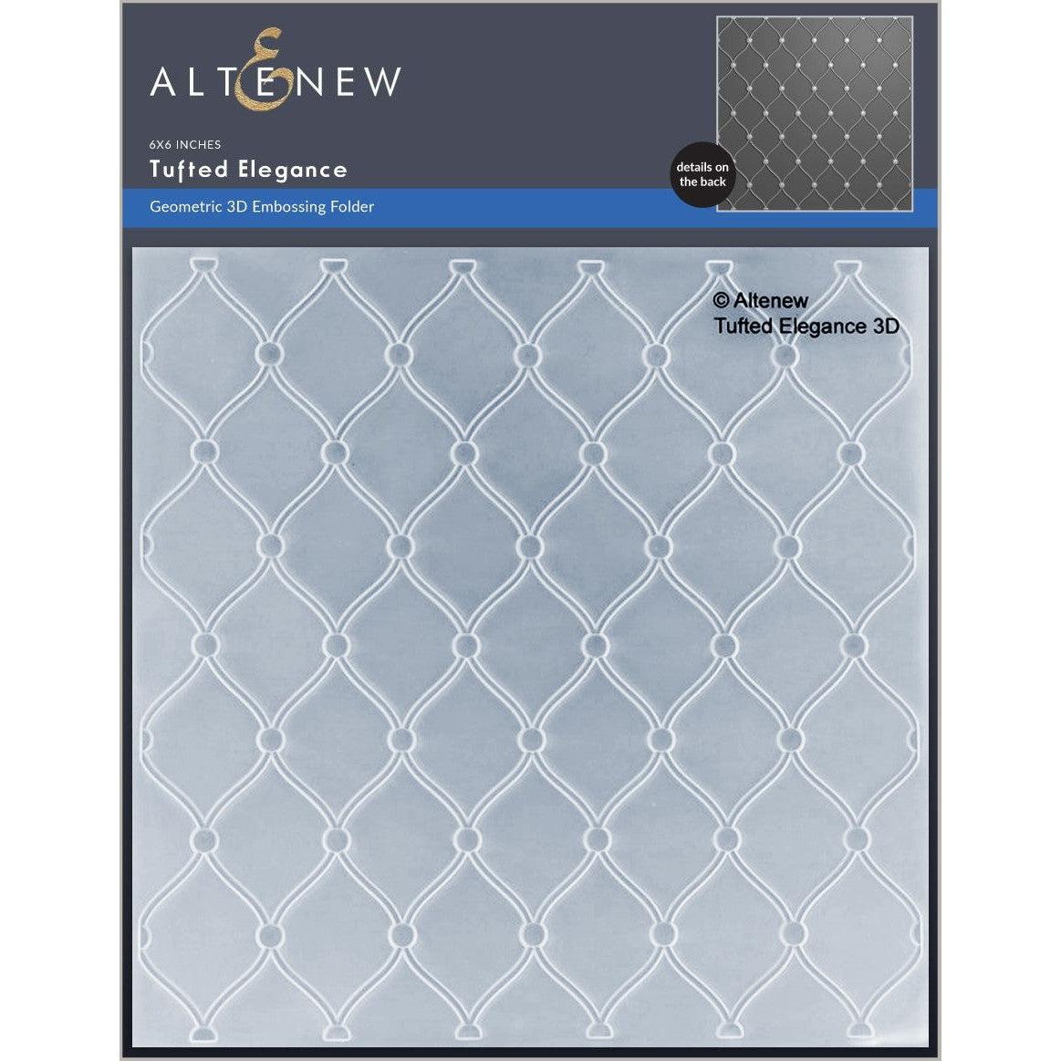 Altenew - 3D Embossing Folder - Tufted Elegance-ScrapbookPal