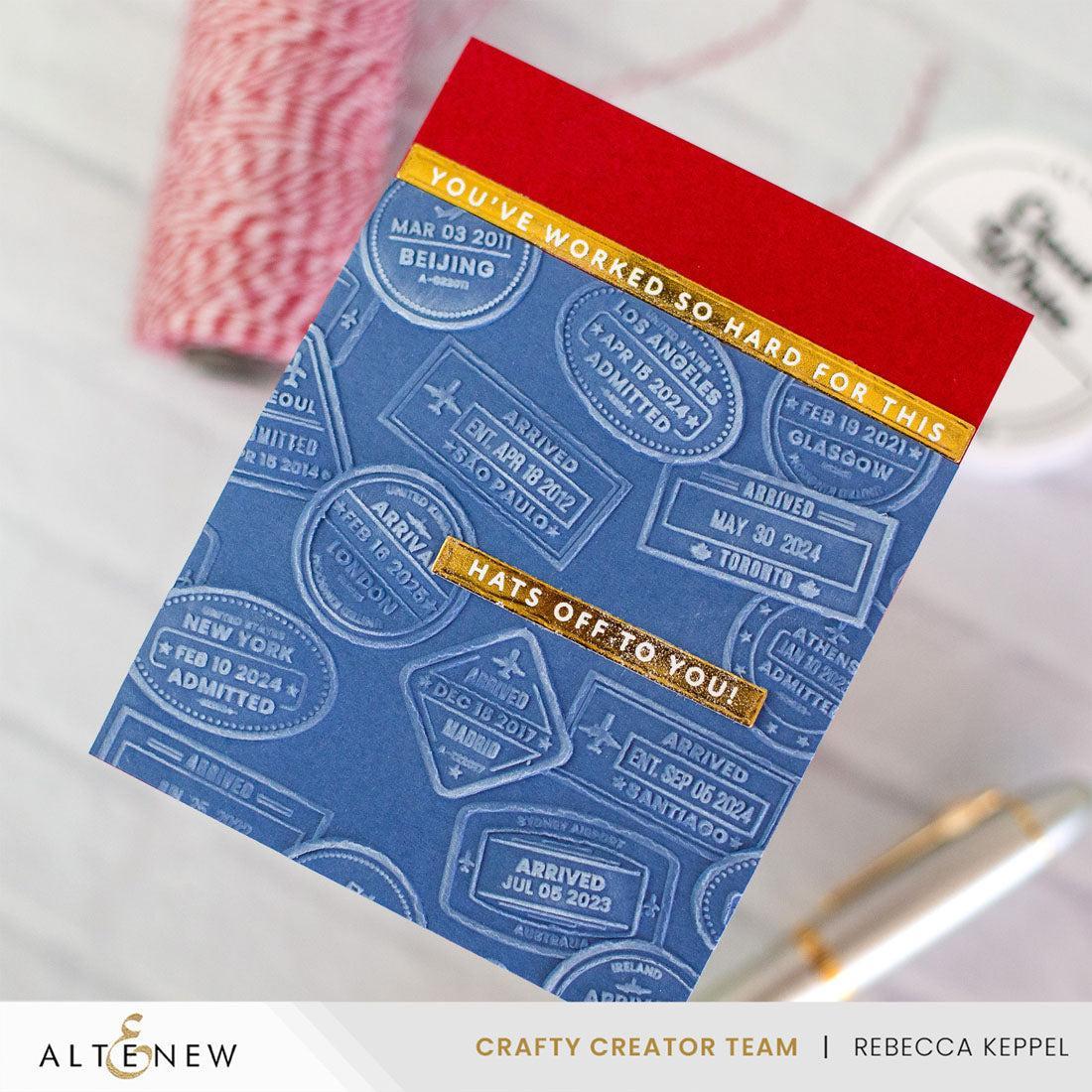Altenew - 3D Embossing Folder - Wanderlust-ScrapbookPal