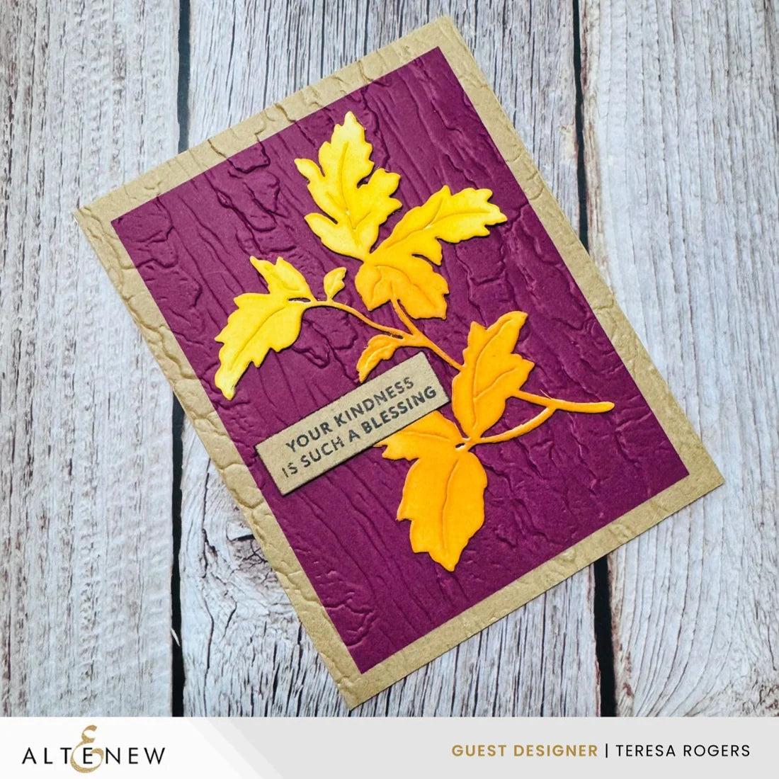 Altenew - 3D Embossing Folder - Weathered Bark-ScrapbookPal