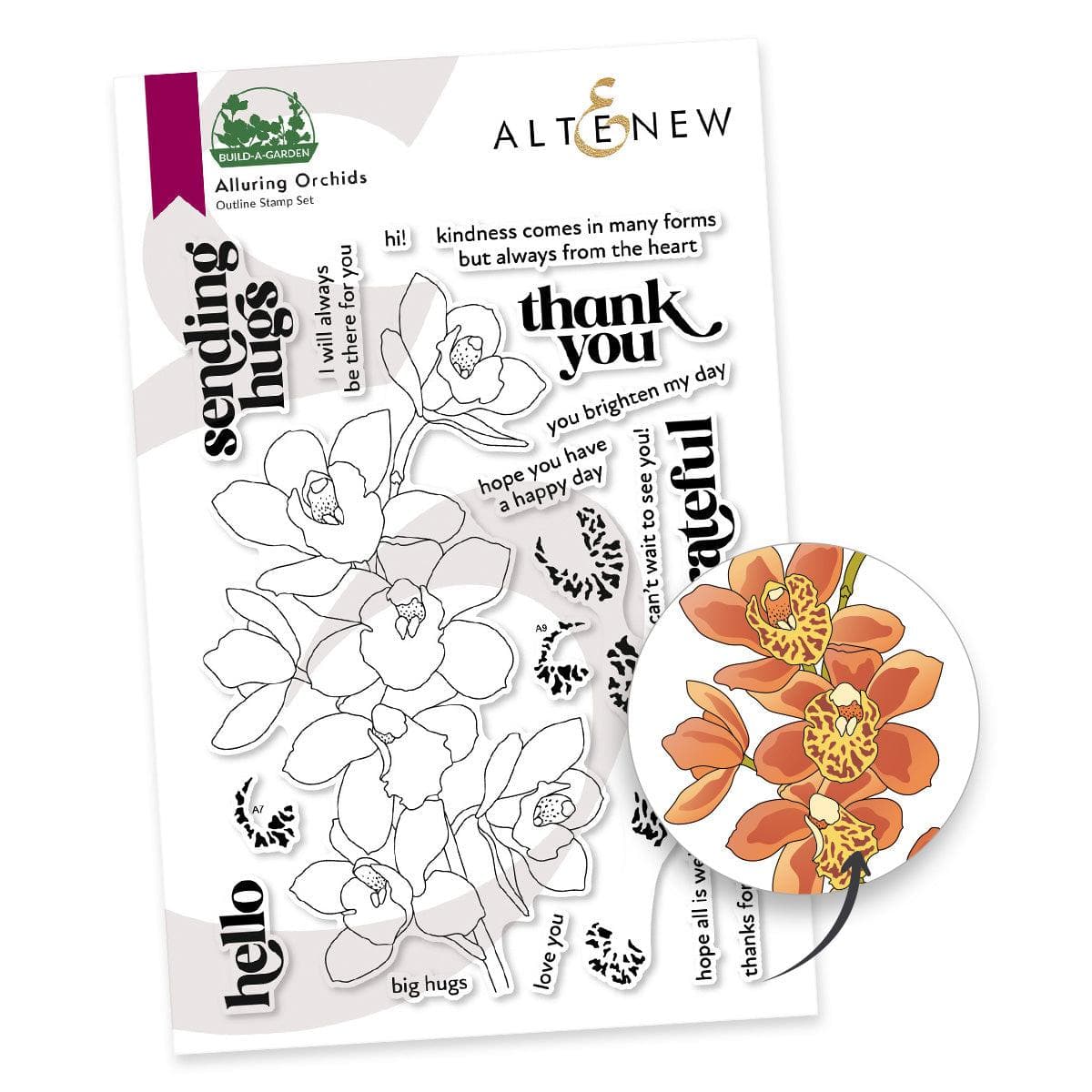 Altenew - Build-A-Garden: Alluring Orchids Bundle-ScrapbookPal