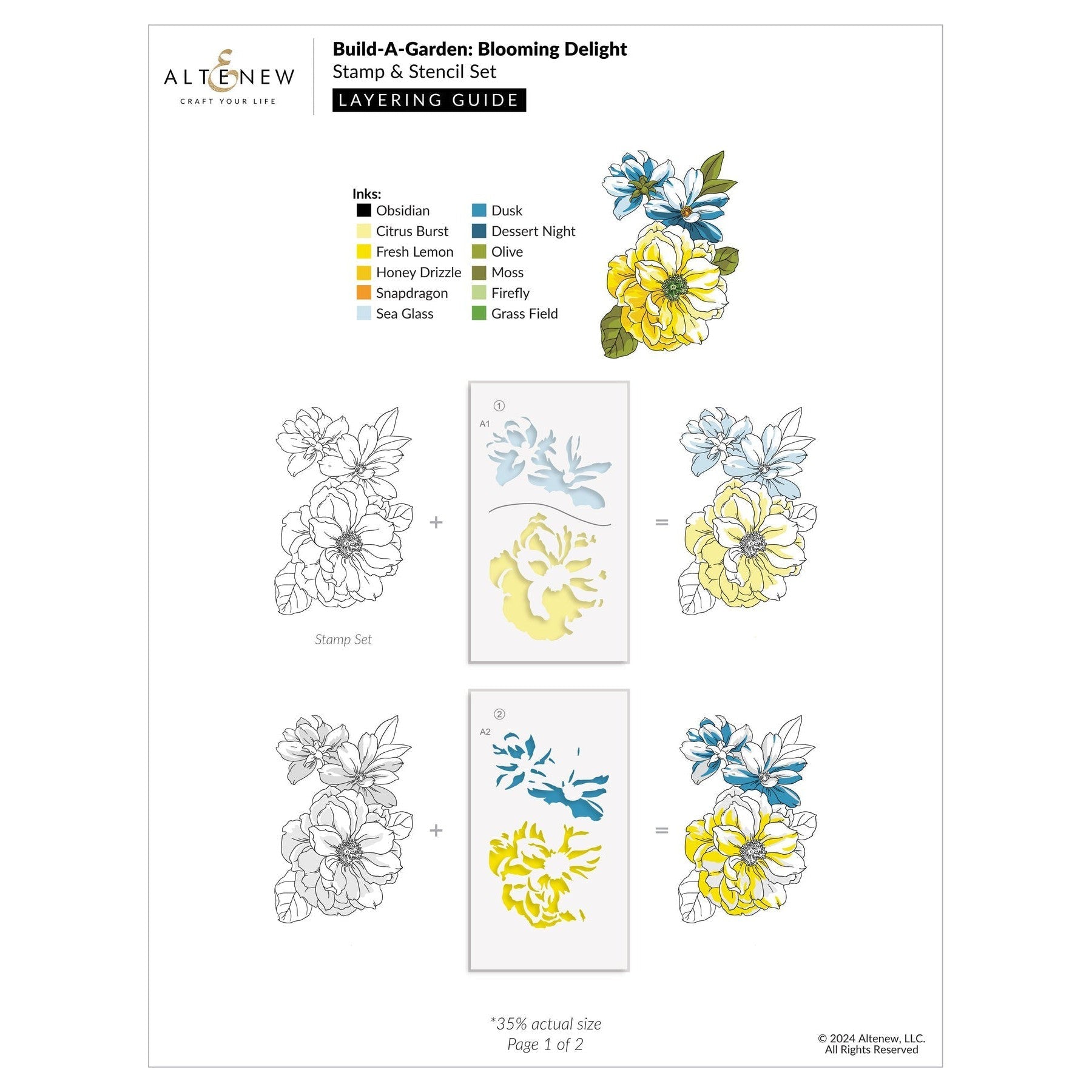 Altenew - Build-A-Garden: Blooming Delight Bundle-ScrapbookPal