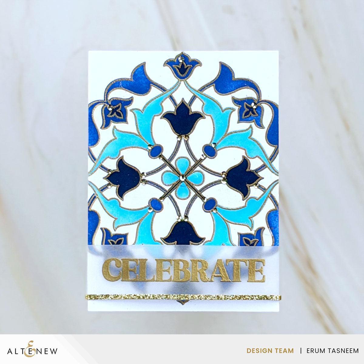 Altenew - 3D Embossing Folder -Arabesque Medallion 3D Embossing Folder-ScrapbookPal