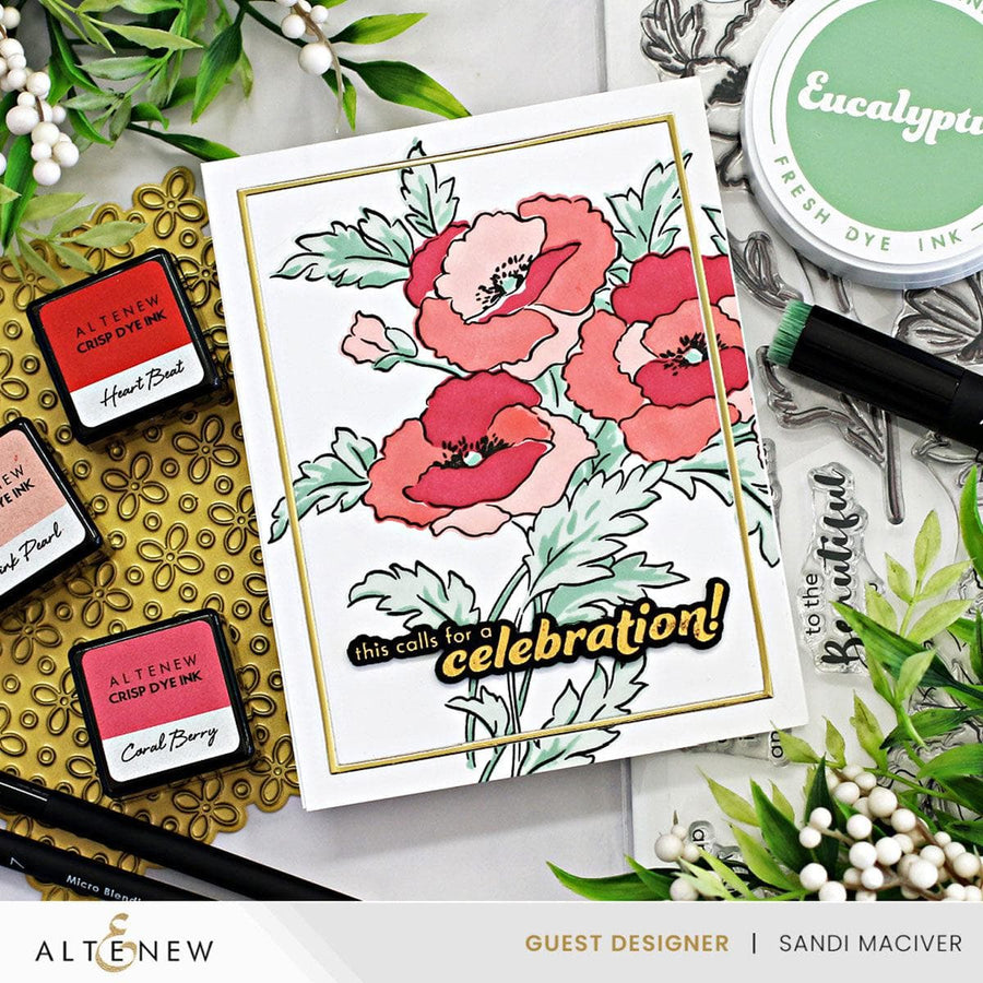 Altenew - Clear Stamps - Bouquet of Poppies-ScrapbookPal
