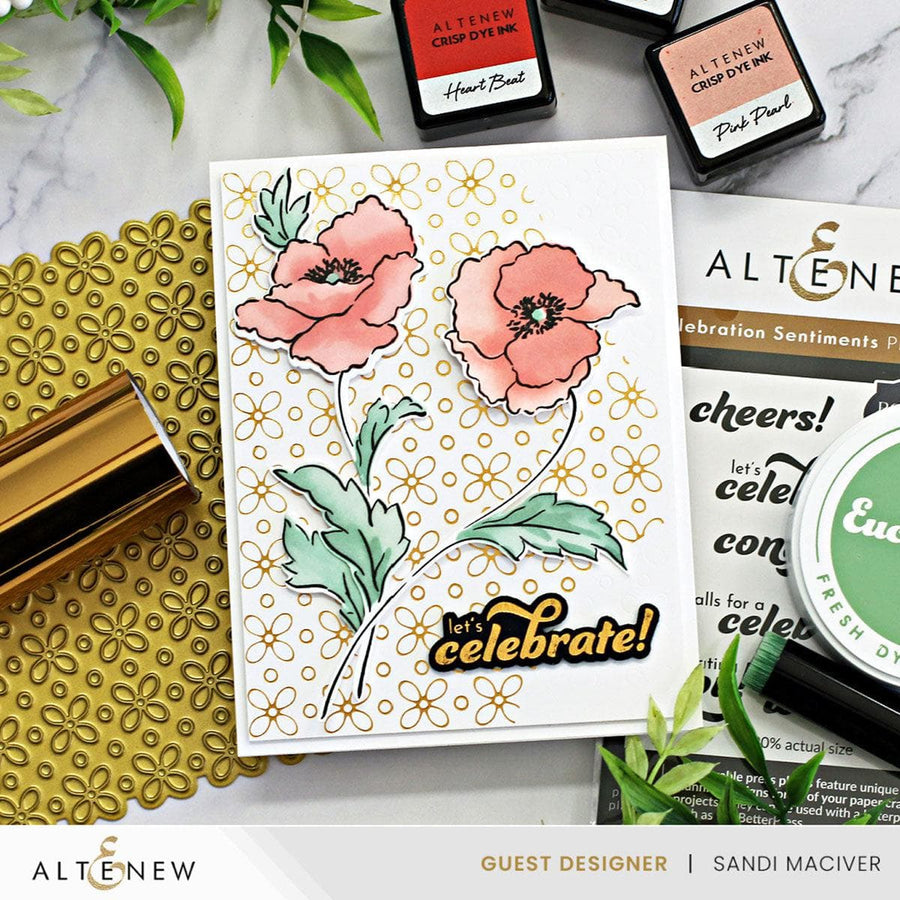 Altenew - Clear Stamps - Bouquet of Poppies-ScrapbookPal