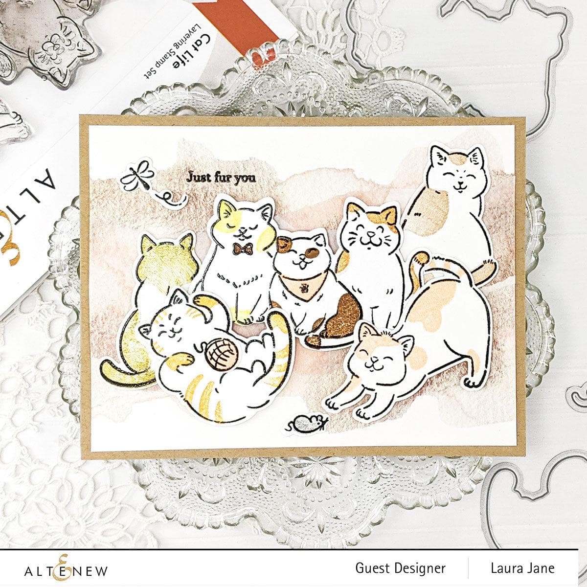 Altenew - Clear Stamps - Cat Life-ScrapbookPal