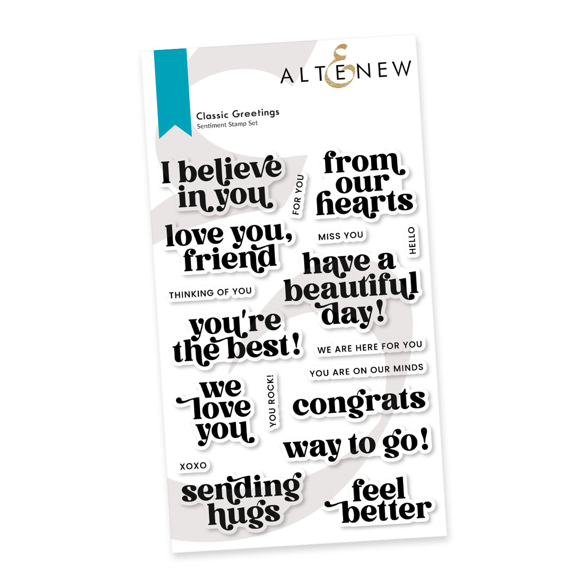 Altenew - Clear Stamps - Classic Greetings-ScrapbookPal