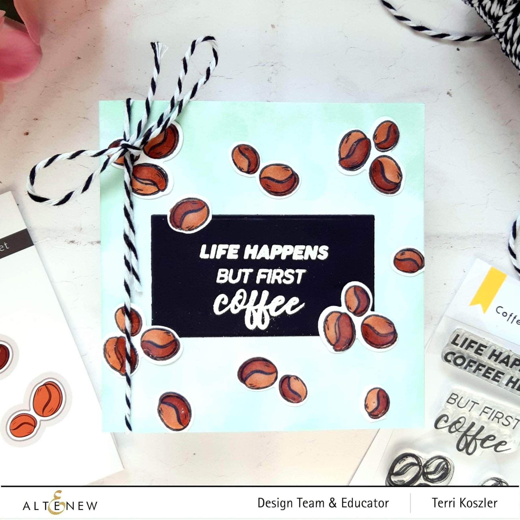 Altenew - Clear Stamps - Coffee Beans-ScrapbookPal