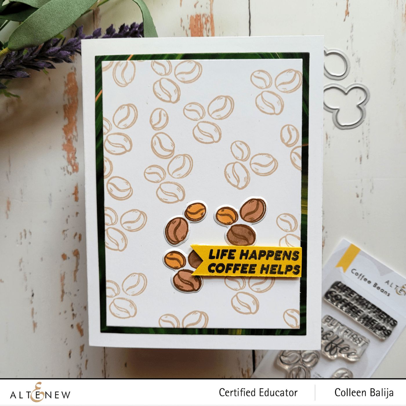 Altenew - Clear Stamps - Coffee Beans-ScrapbookPal