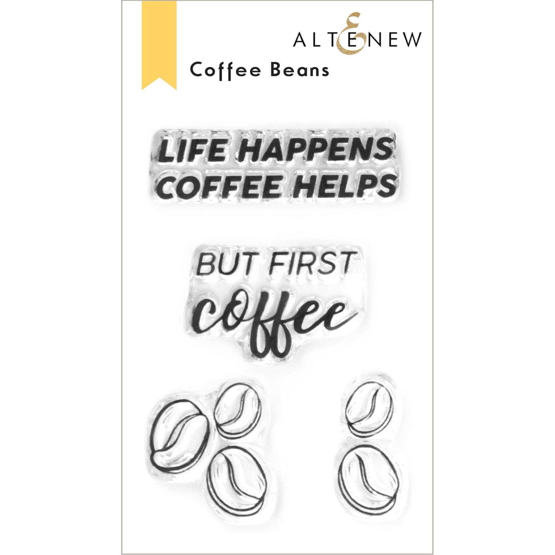 Altenew - Clear Stamps - Coffee Beans-ScrapbookPal