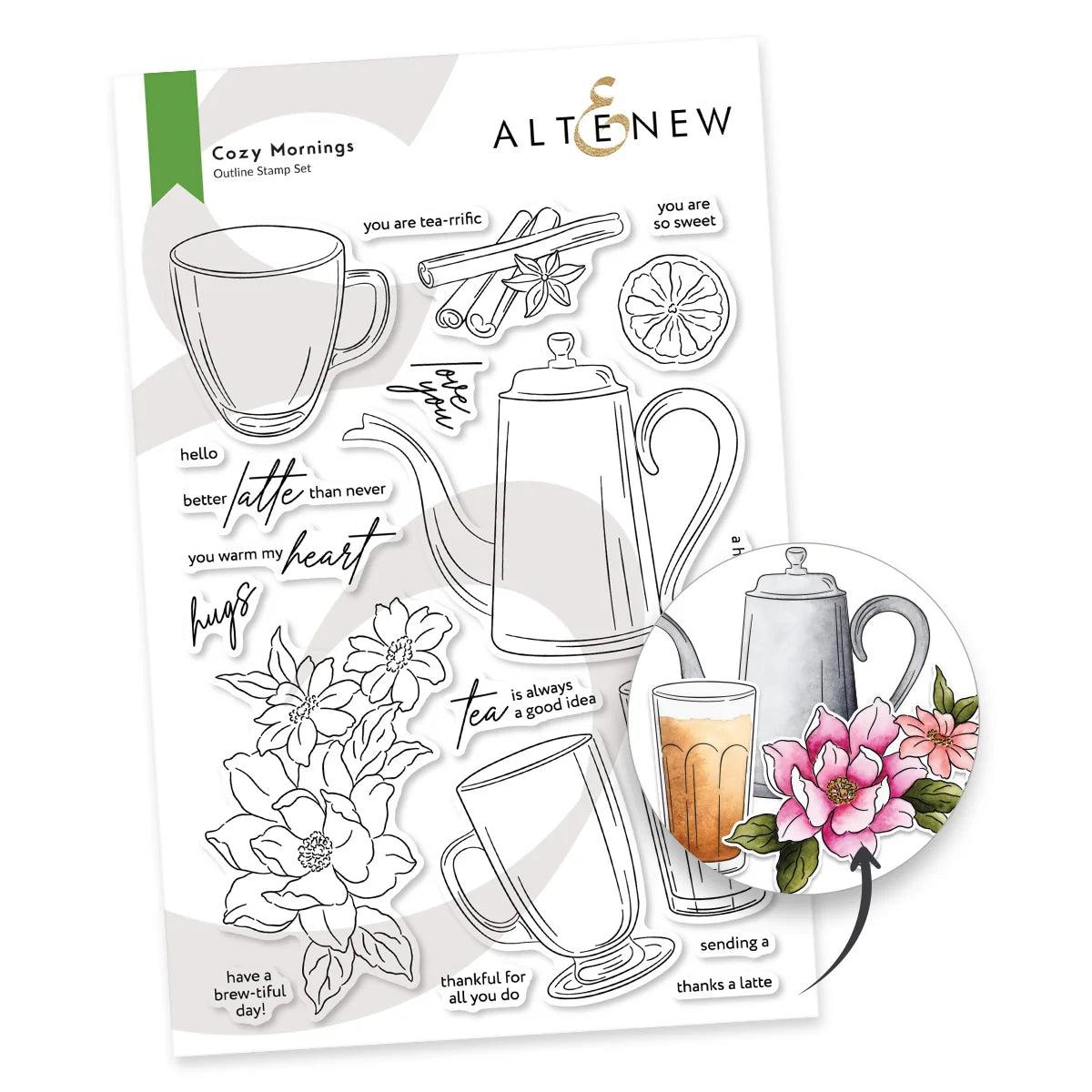 Altenew - Clear Stamps - Cozy Mornings-ScrapbookPal