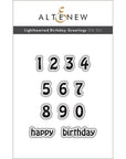 Altenew - Clear Stamps & Dies - Lighthearted Birthday Greetings-ScrapbookPal