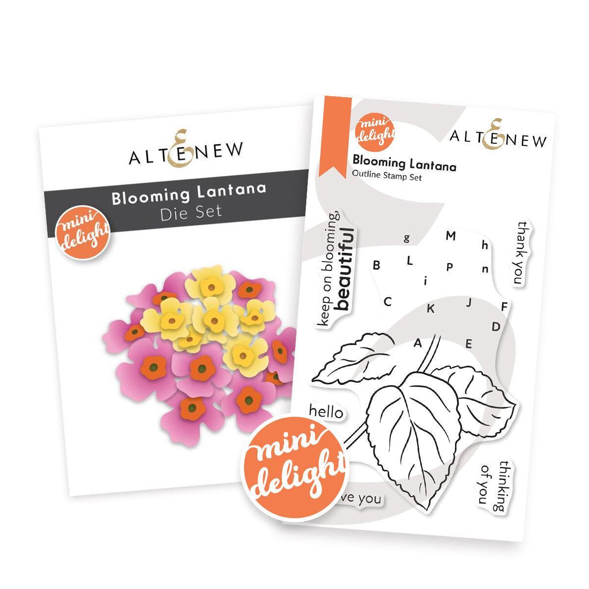 Altenew - Clear Stamps & Dies - Mini Delight: Blooming Lantana-ScrapbookPal