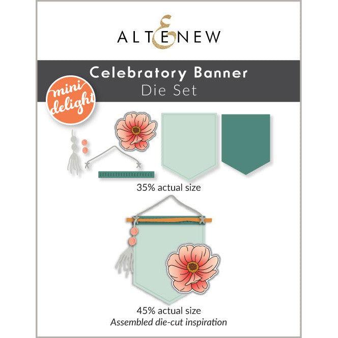 Altenew - Clear Stamps &amp; Dies - Mini Delight: Celebratory Banner-ScrapbookPal