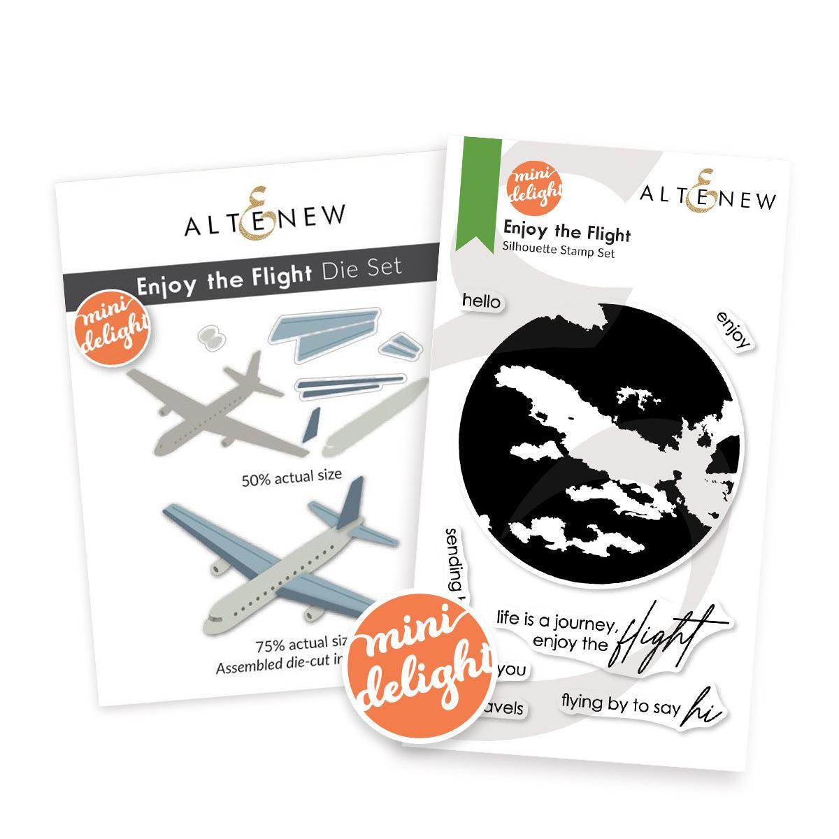 Altenew - Clear Stamps &amp; Dies - Mini Delight: Enjoy the Flight-ScrapbookPal