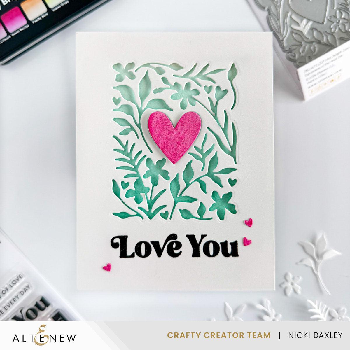 Altenew - Clear Stamps & Dies - Mini Delight: Expressions of the Heart-ScrapbookPal