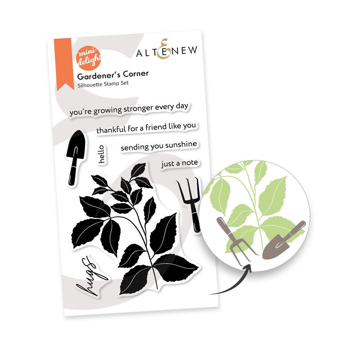 Altenew - Clear Stamps & Dies - Mini Delight: Gardener's Corner-ScrapbookPal
