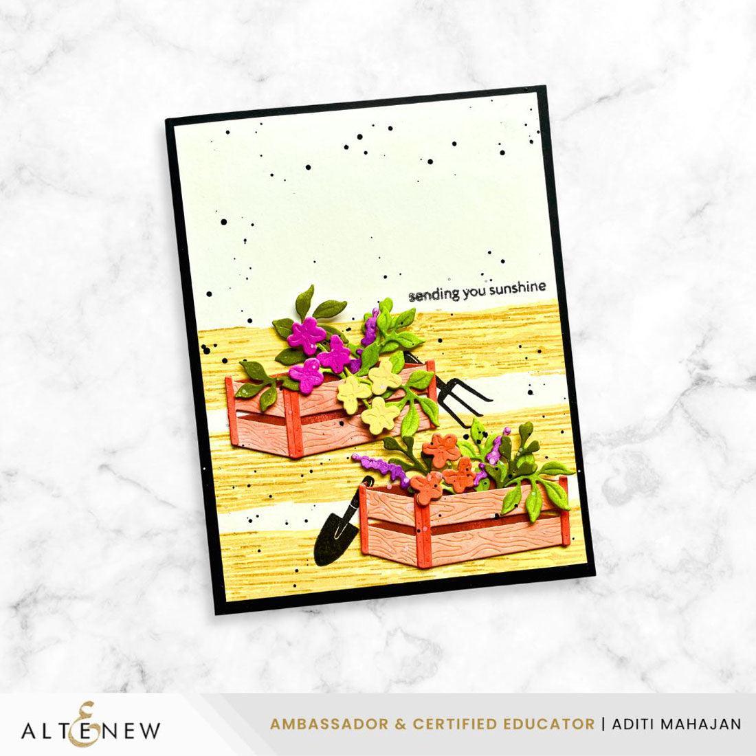 Altenew - Clear Stamps &amp; Dies - Mini Delight: Gardener's Corner-ScrapbookPal