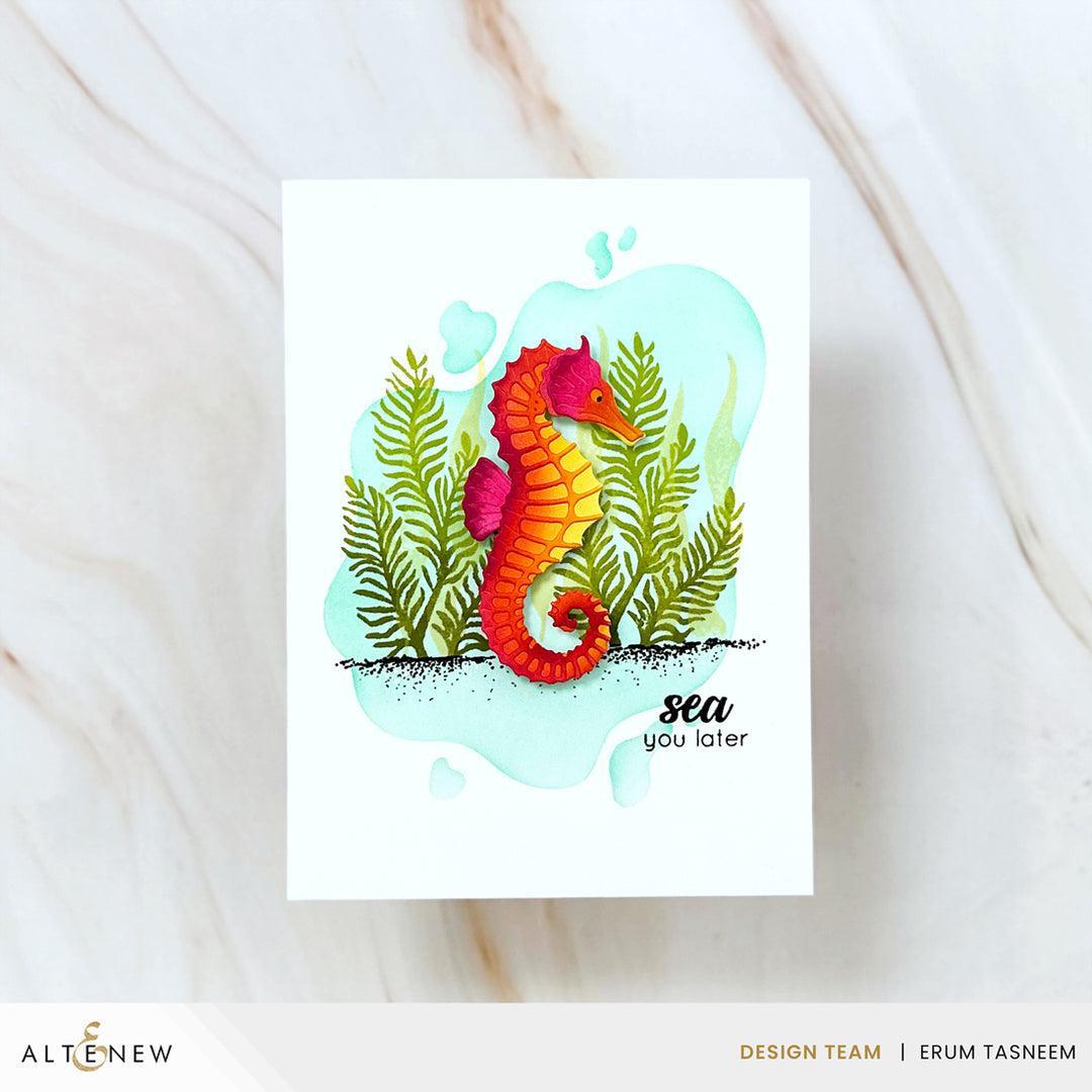 Altenew - Clear Stamps & Dies - Mini Delight: Graceful Seahorse-ScrapbookPal