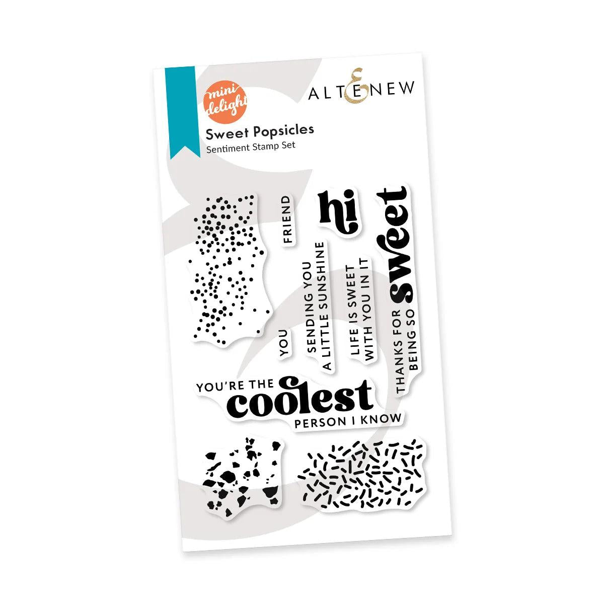 Altenew - Clear Stamps &amp; Dies - Mini Delight: Sweet Popsicles-ScrapbookPal