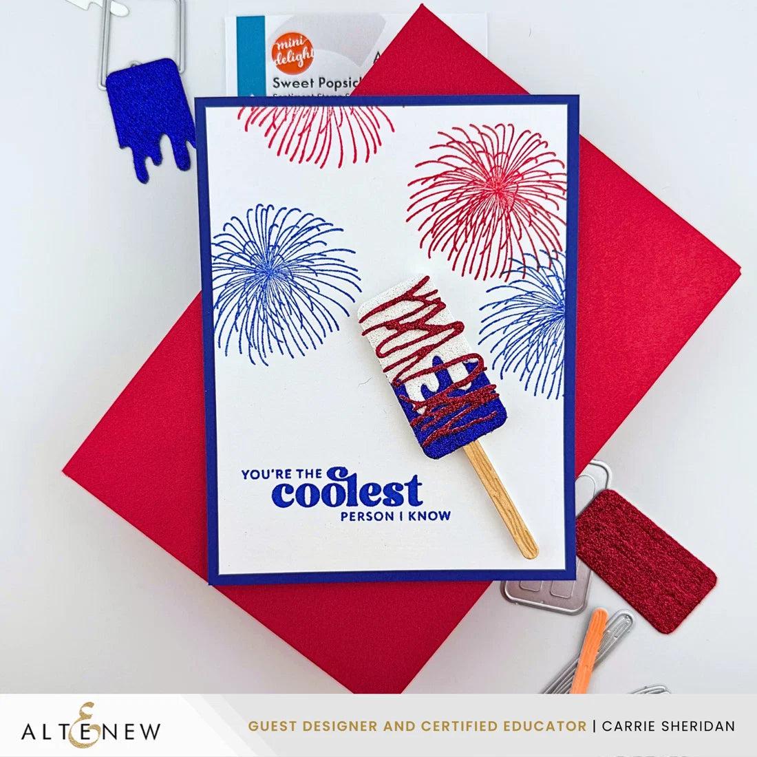Altenew - Clear Stamps &amp; Dies - Mini Delight: Sweet Popsicles-ScrapbookPal