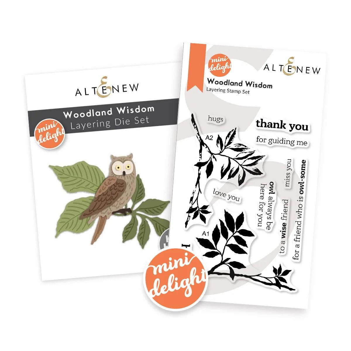 Altenew - Clear Stamps & Dies - Mini Delight: Woodland Wisdom-ScrapbookPal