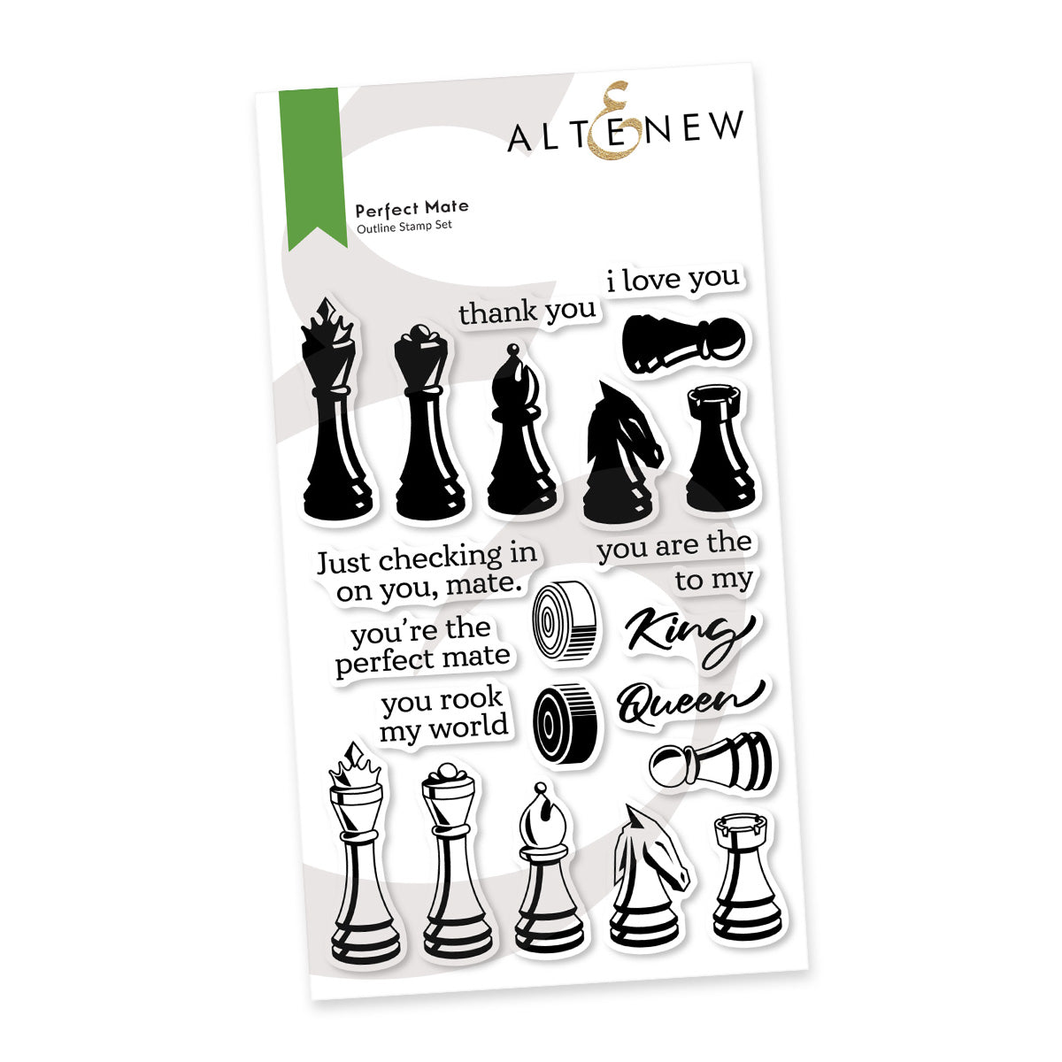 Altenew - Clear Stamps &amp; Dies - Perfect Mate-ScrapbookPal