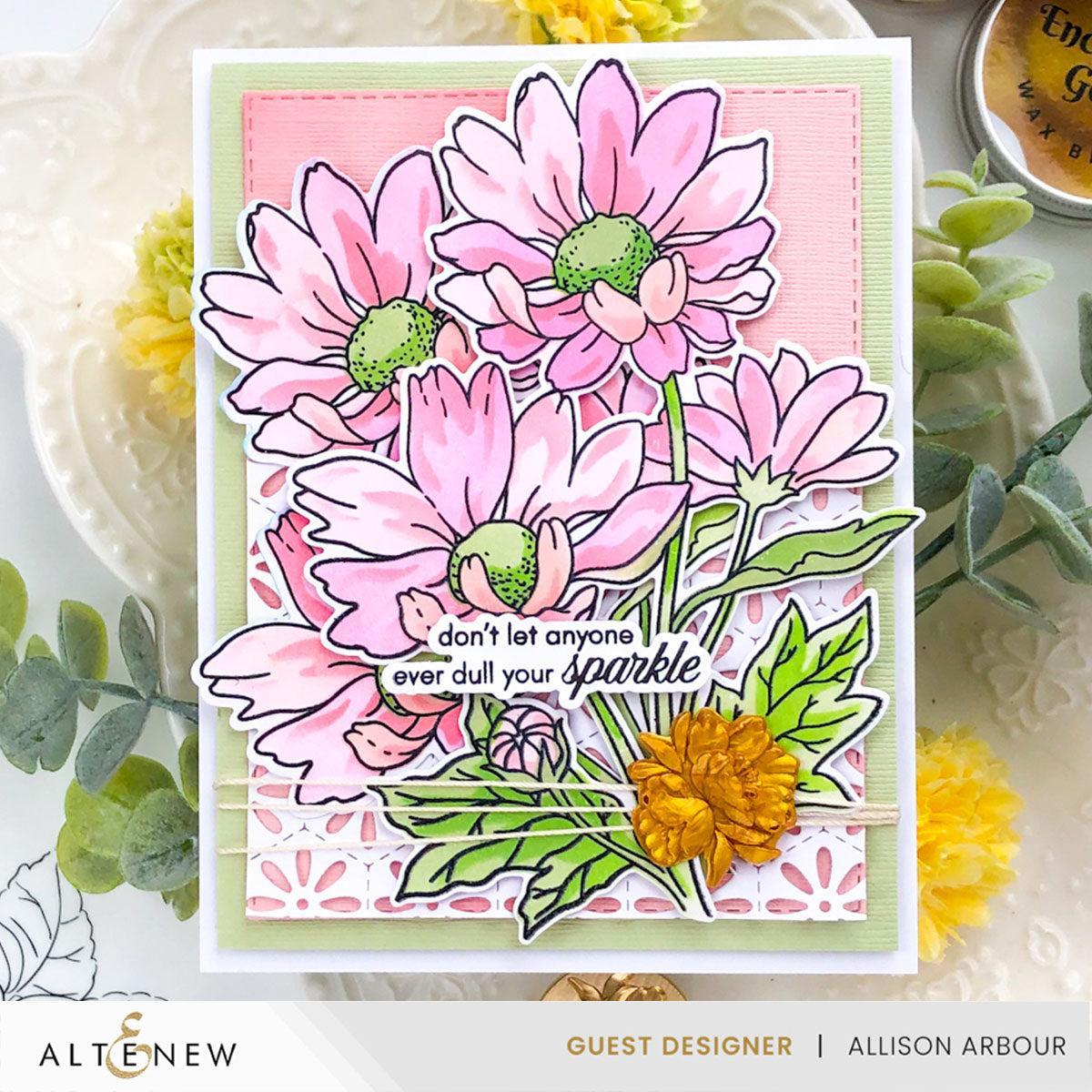 Altenew - Clear Stamps, Dies &amp; Stencils - Build-A-Garden: Oxeye Daisy-ScrapbookPal