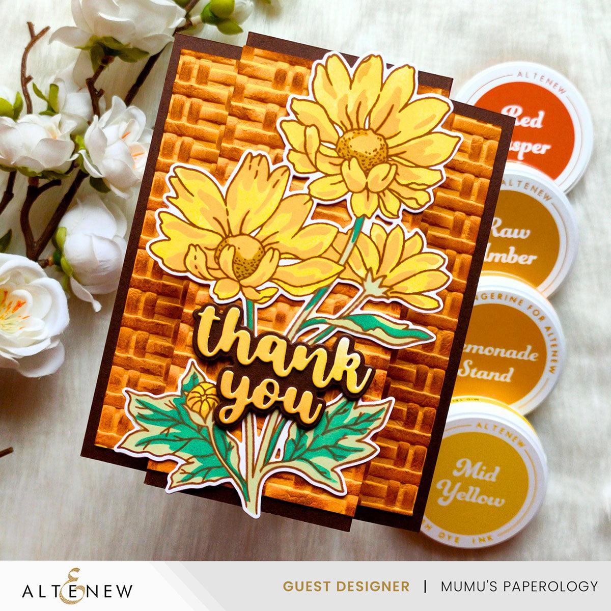 Altenew - Clear Stamps, Dies &amp; Stencils - Build-A-Garden: Oxeye Daisy-ScrapbookPal