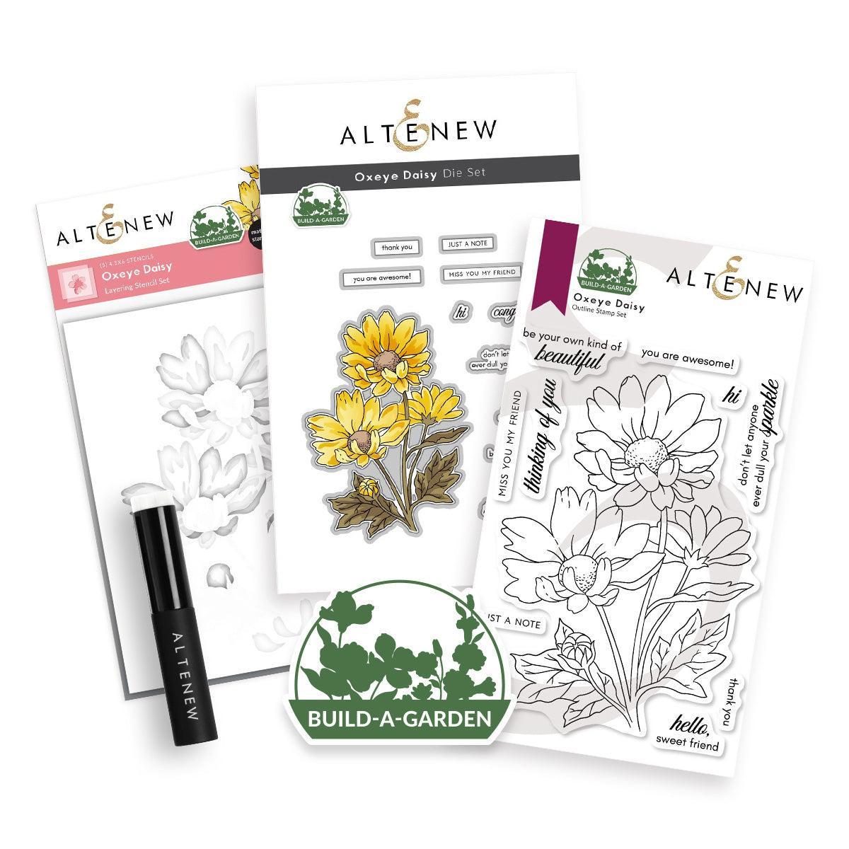 Altenew - Clear Stamps, Dies &amp; Stencils - Build-A-Garden: Oxeye Daisy-ScrapbookPal
