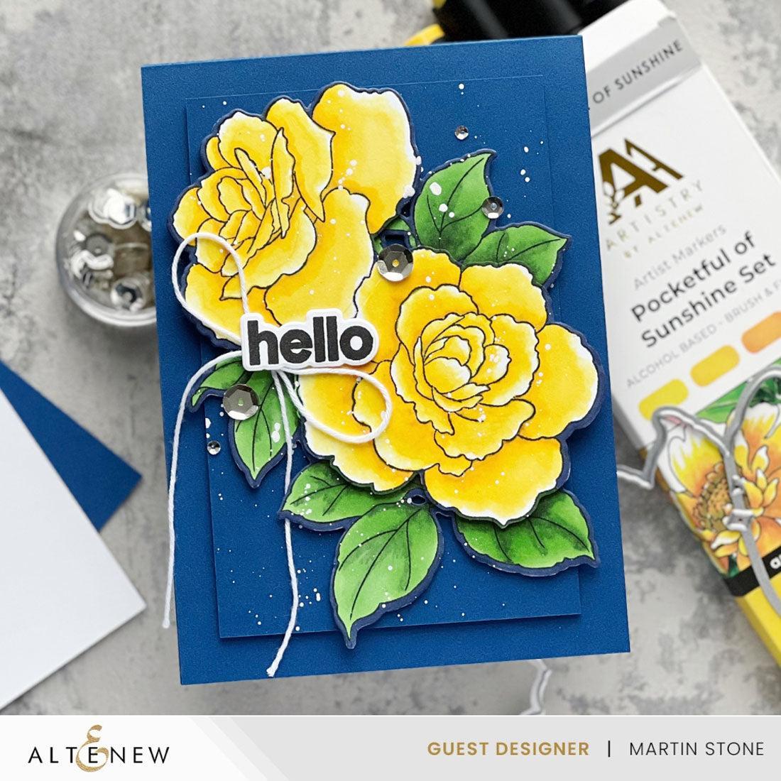 Altenew - Clear Stamps, Dies & Stencils - Build-A-Garden: Rose Reverie-ScrapbookPal