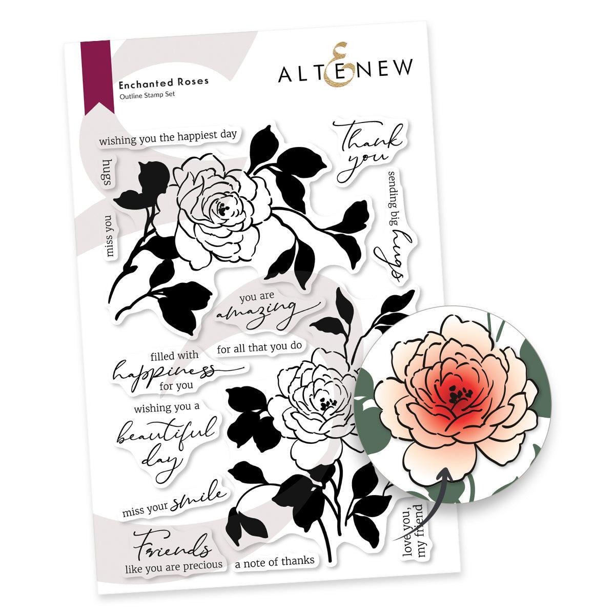 Altenew - Clear Stamps - Enchanted Roses-ScrapbookPal