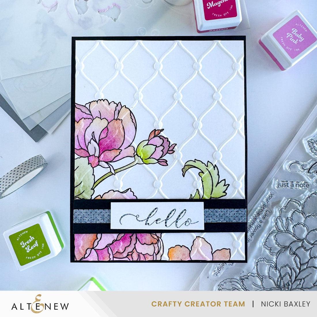 Altenew - Clear Stamps - Flourishing Bouquet-ScrapbookPal