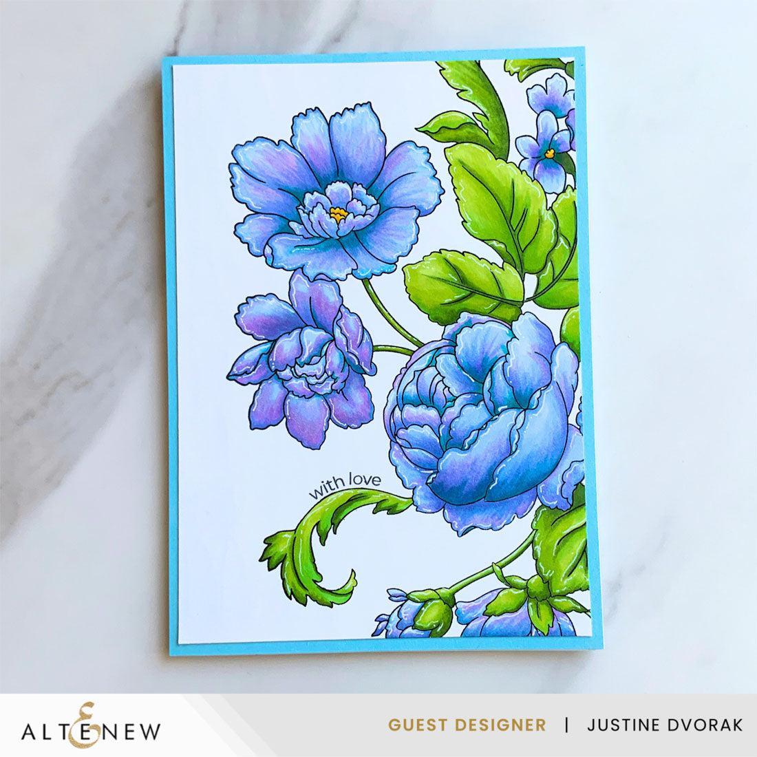 Altenew - Clear Stamps - Flourishing Bouquet-ScrapbookPal