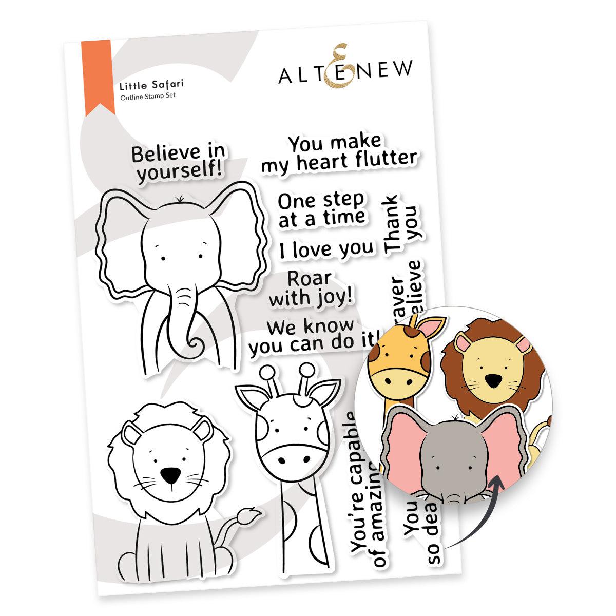 Altenew - Clear Stamps - Little Safari-ScrapbookPal