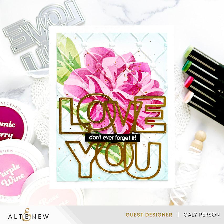 Altenew - Clear Stamps - Love You Sentiments