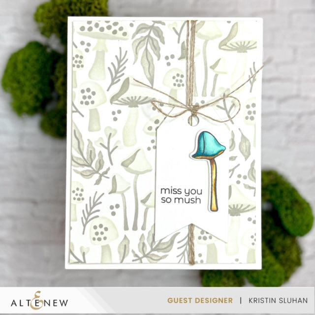 Altenew - Clear Stamps - Mushroom Sentiments-ScrapbookPal