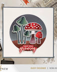 Altenew - Clear Stamps - Mushroom Sentiments-ScrapbookPal