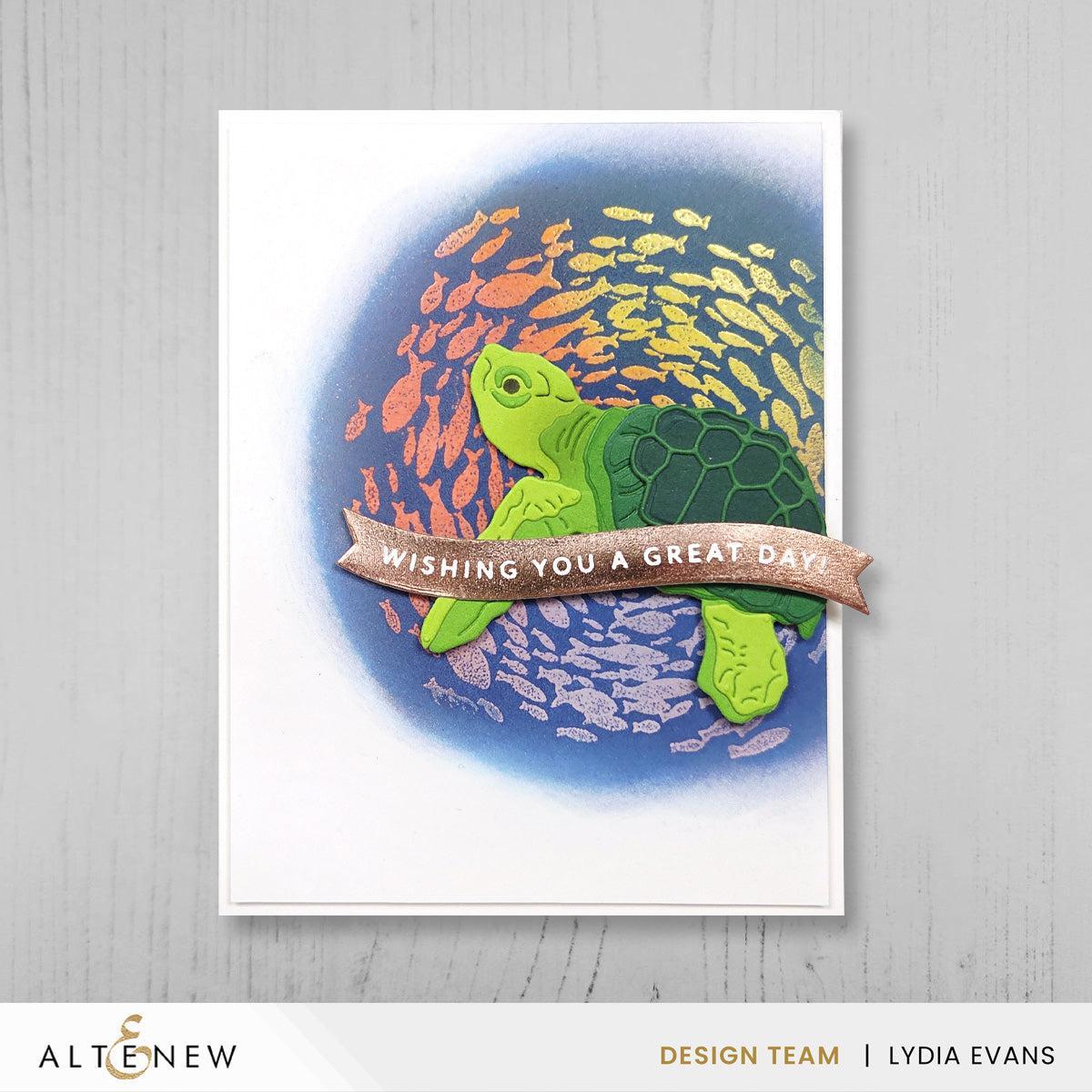 Altenew - Clear Stamps - One-Go: Solid Sentiment Banners-ScrapbookPal